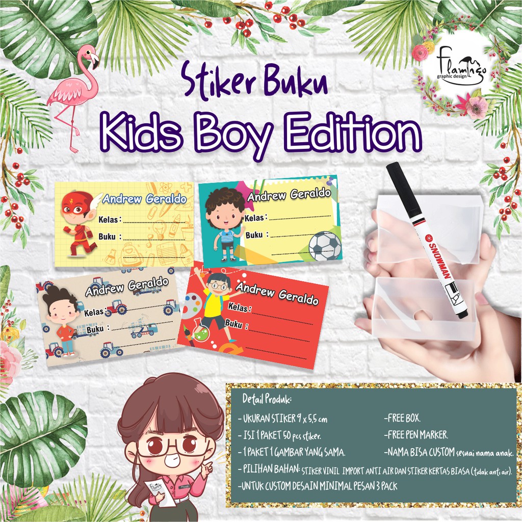 

STIKER BUKU KIDS BOY EDITION