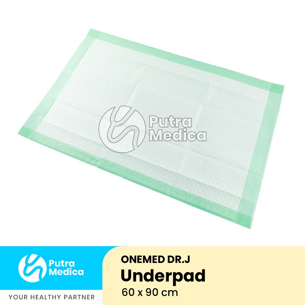 Onemed DR.J Underpad 60x90cm / Under Pad / Popok Alas / Perlak Non Woven Anti Air