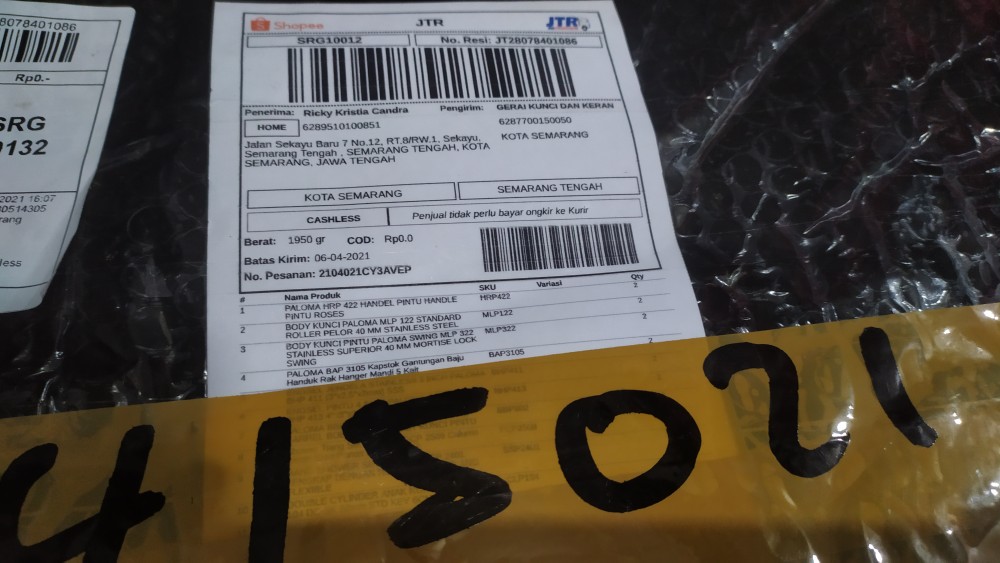 Rambuncis Kunci  Slot Selot Jendela Paloma Rbp 682 Brass Sn