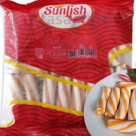 

SHRIMP ROLL SUNFISH ISI 500 GR/UDANG GULUNG SUNFISH