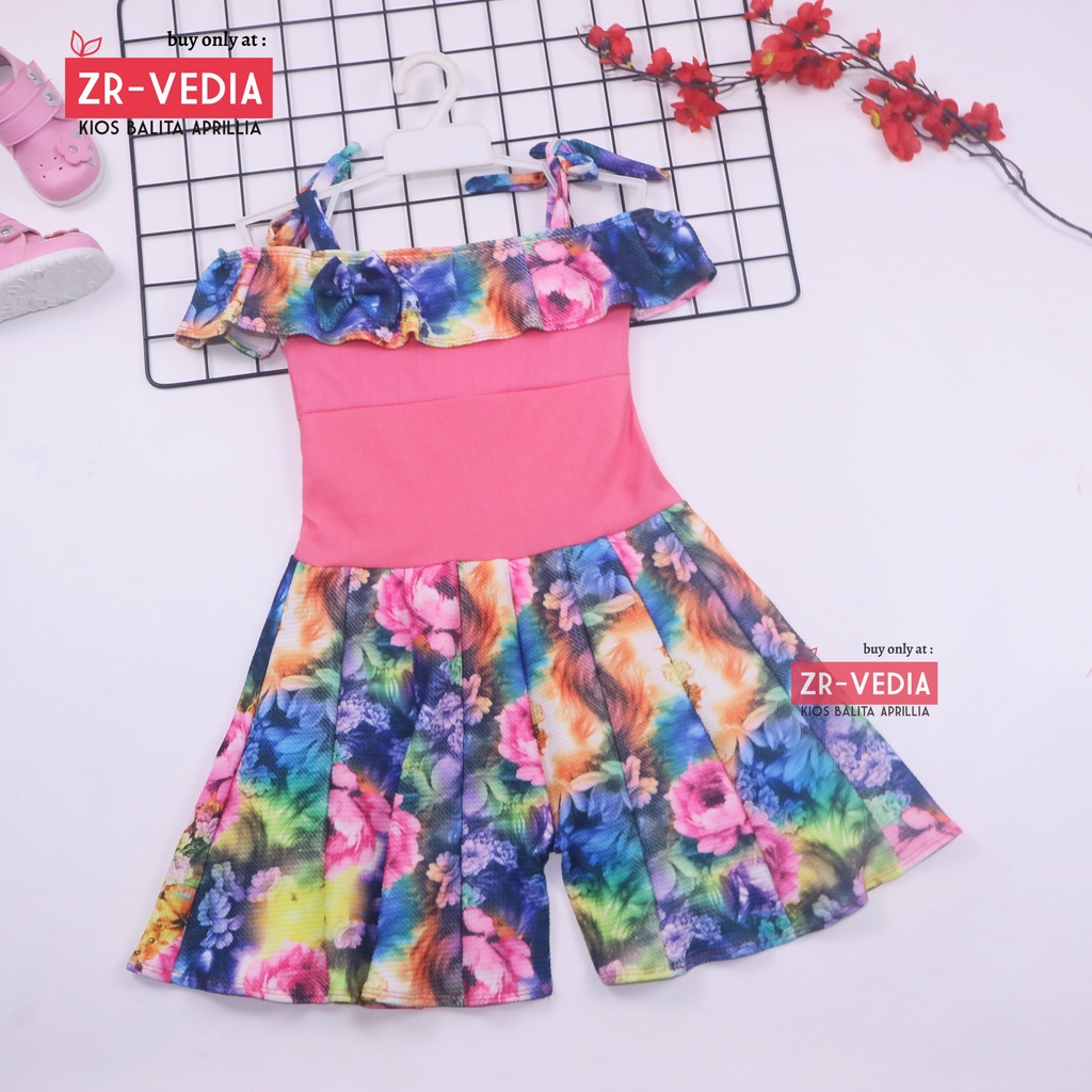 Jumpsuit Sweety uk 3-4 Tahun / Baju Anak Perempuan Import Tank top Overall Kensi Balita Cewek Adem