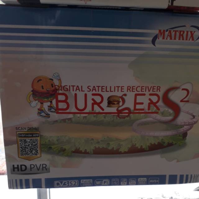 Receiver Parabola Matrix Burger S2 K5S auto Key