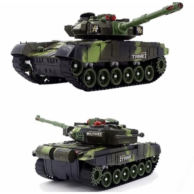 RC War Tank Leopard Remote Control Besar-Mainan Remote Tank Besar 2.4