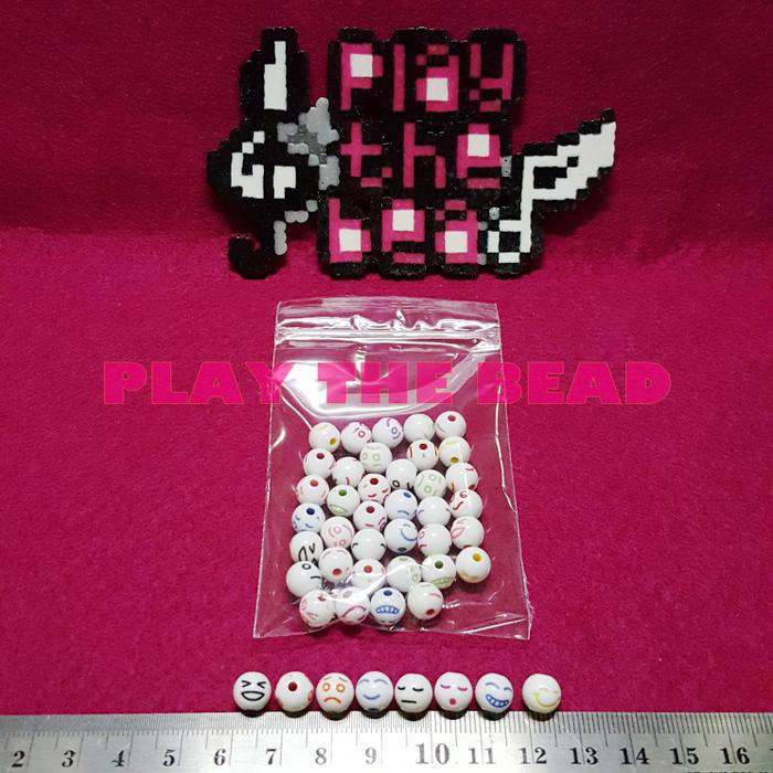 

Terlaku Manik Smiley Putih Warna Warni. Smile