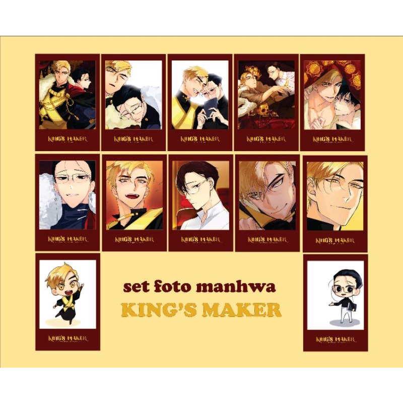 set foto manhwa/webtoon shounen ai/boys love king&quot;s maker