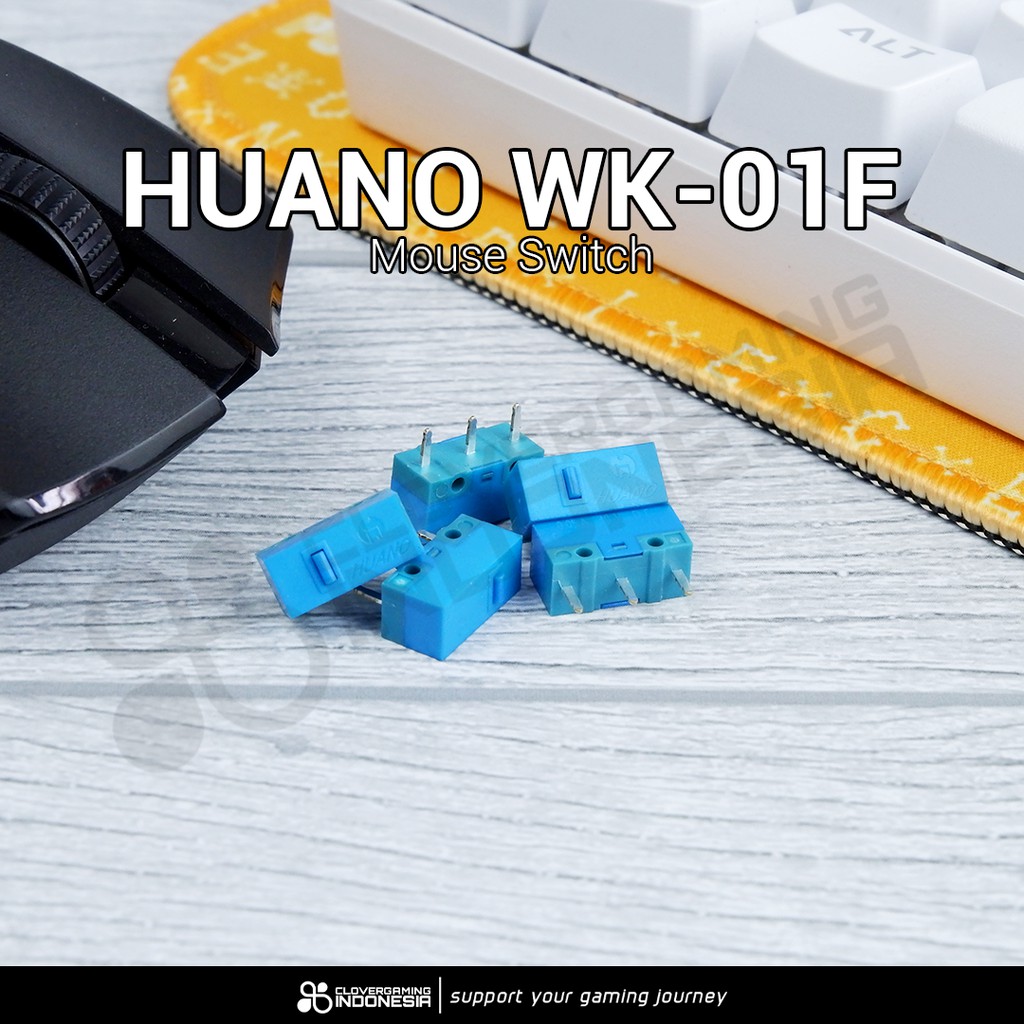 HUANO Blue Dot Blue Shell 0.74N WK-01F-50 (50M) - Gaming Mouse Switch