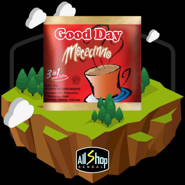 

Good Day ALL VARIAN Kopi Banyak Rasa Moka Vanila Coklat Kacang Karamel Cool Mint Sachet