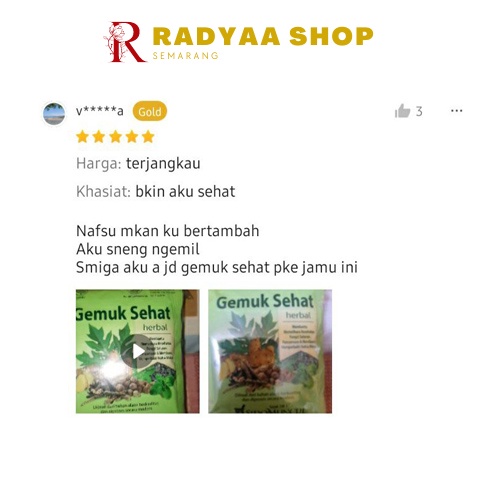 Jamu Gemuk Sehat Sido Muncul Minuman Herbal Menambah Nafsu Makan