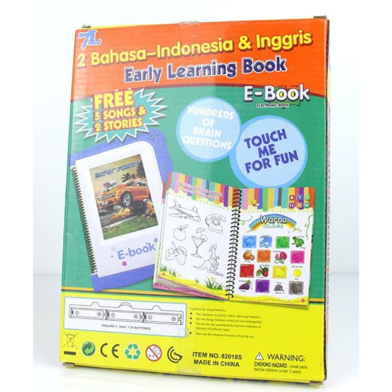 Early Learning Book - Ebook Indonesia Inggris - Mainan buku pintar