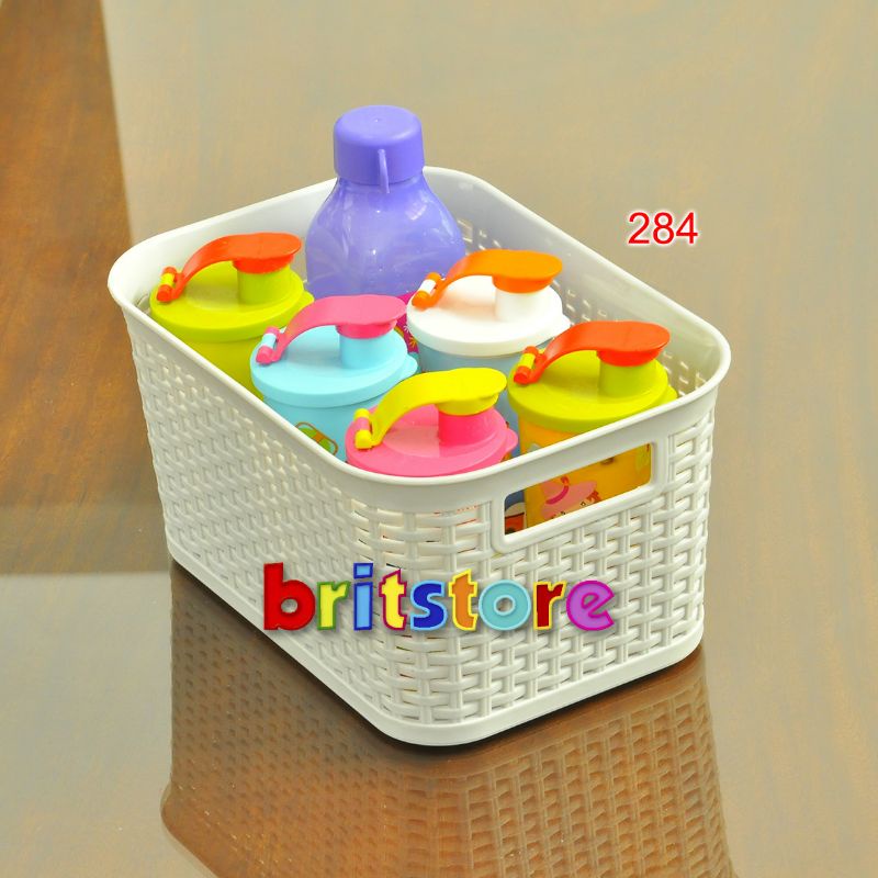 Asvita Basket Keranjang Plastik Manhattan BK284/ Keranjang Manhattan/ Asvita Keranjang Serbaguna