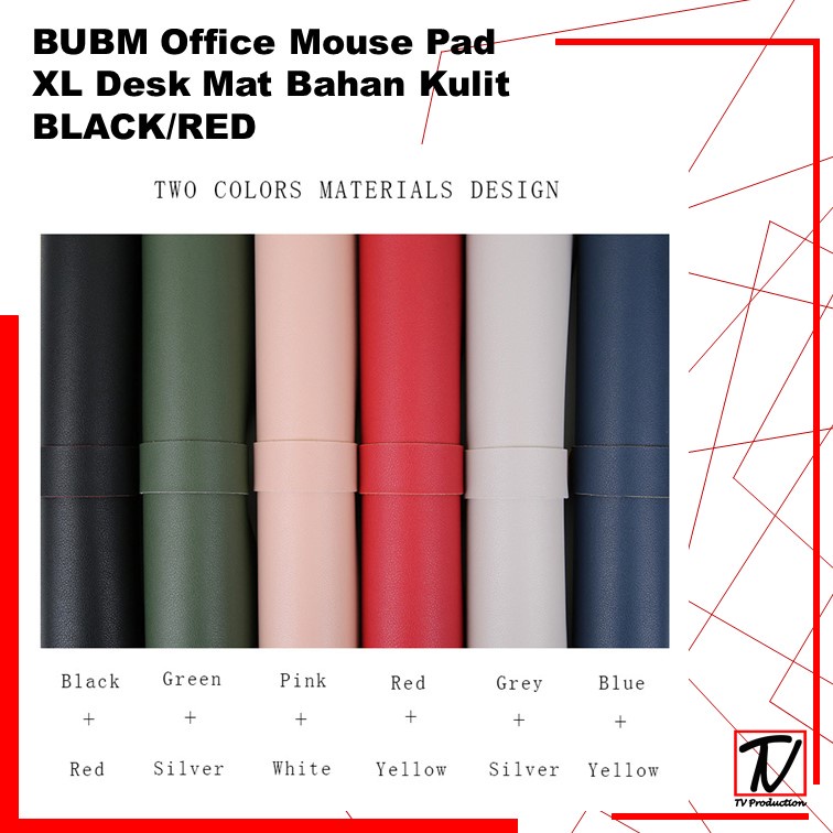 Mouse Pad Office Mouse Pad Desk Mat Bahan Kulit Semua Ukuran Murahh COD