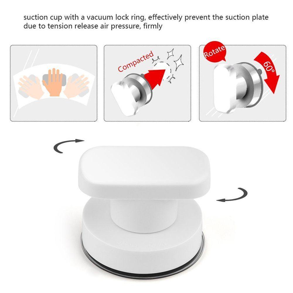 【 ELEGANT 】 Knop Pintu Jendela Handle Removable Anti Slip Toilet Cover Pengangkat Anak Orang Tua Pengaman Dipasang Di Dinding Suction Cup Grab Handle Pegangan Bathtub