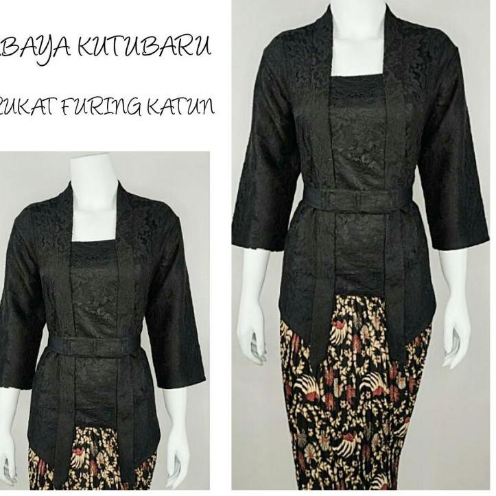 [PRODUK C8NRA] Indah KEBAYA BRUKAT KUTUBARU MODERN LENGAN 7/8 Furing Katun KEBAYA WISUDA KEBAYA KATU