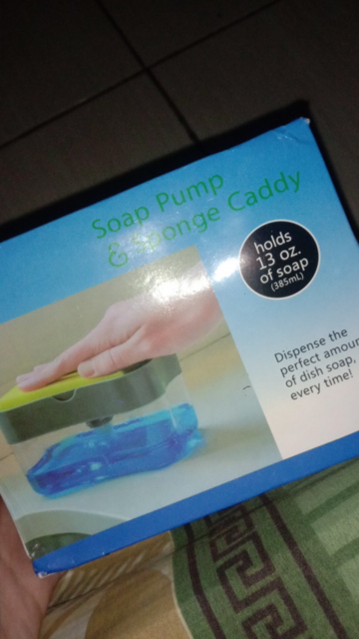 Soap Pumpholder Spons Dispenser Sabun Peralatan Dapur