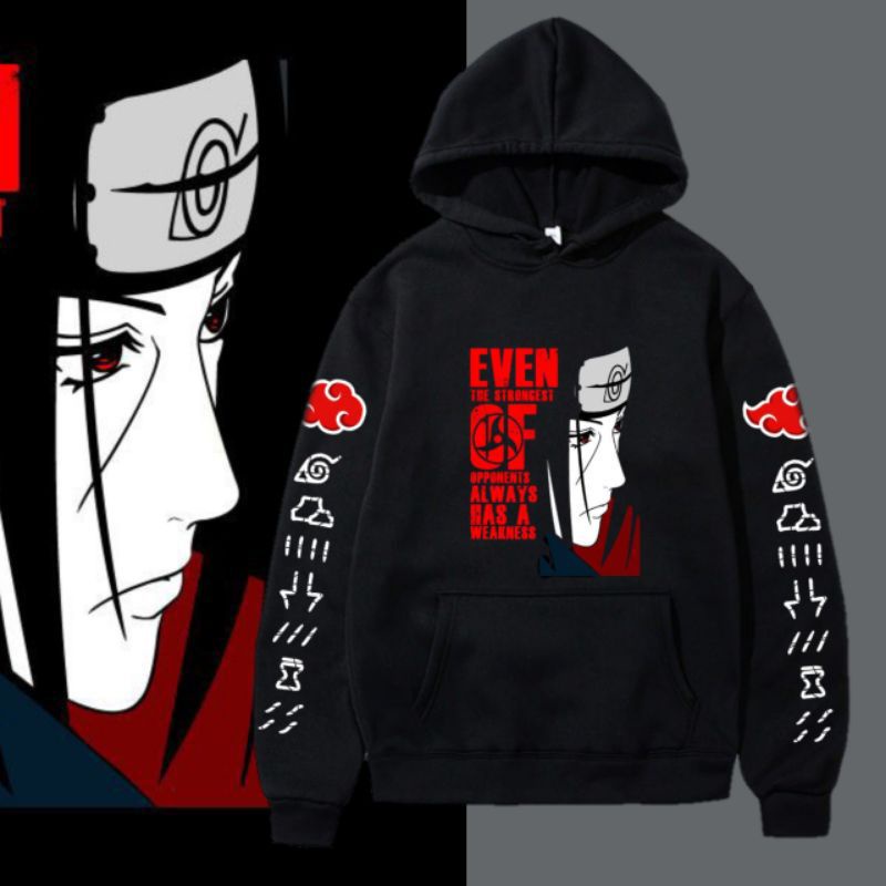 hoodie anak anak gambar itachi uciha/ jaket hoodie anak laki laki gambar anime itachi uciha akatsuky
