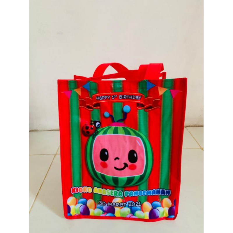 Tas Ulang Tahun goodie bag ultah custom mika transparan-2