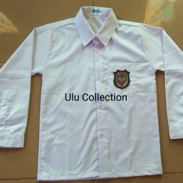 Seragam Sekolah SD Baju Putih Lengan Panjang