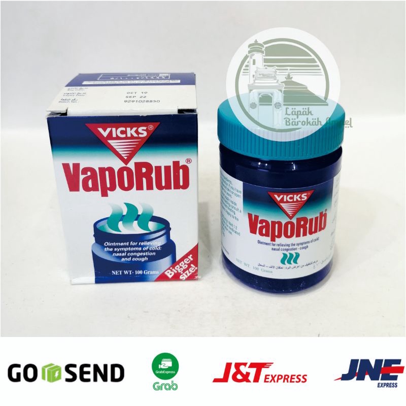 Vicks Vaporub Balsem 100 gr Original Made in Saudi Arabia Harga Grosir Obat Gosok Meringankan Flu