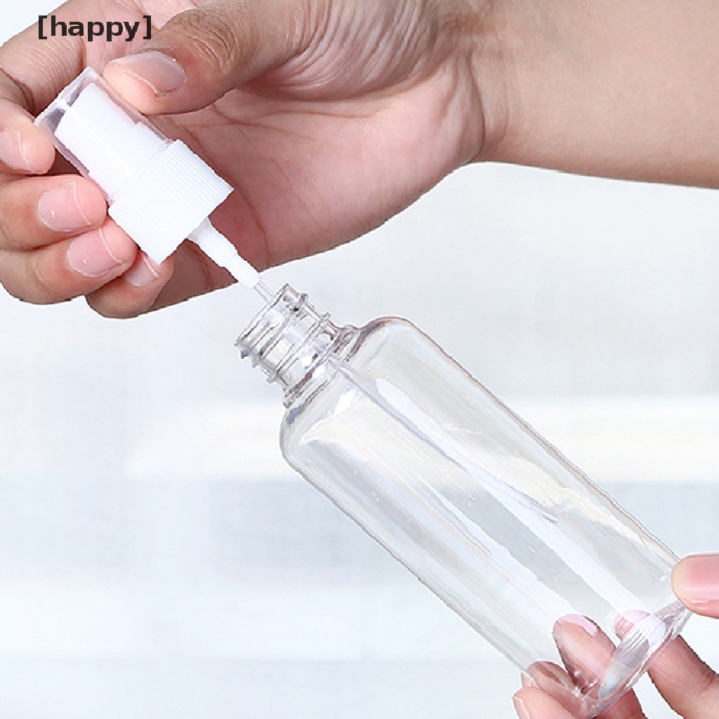 Botol Spray Kosong Transparan Ukuran 30 / 50 / 100ml Untuk Travel