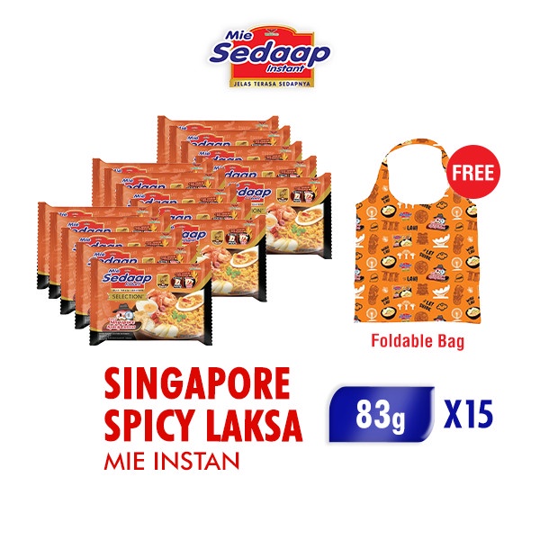 

Sedaap Mie Instan Singapore Spicy Laksa 83 Gr x 15 Pcs