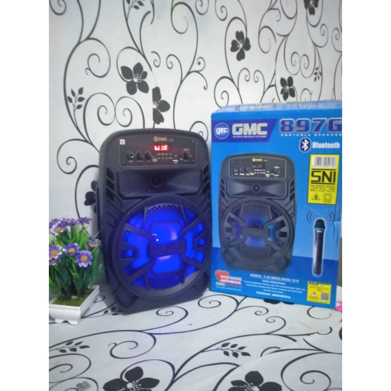 Speaker GMC 897G Portabel Cas Free Mic