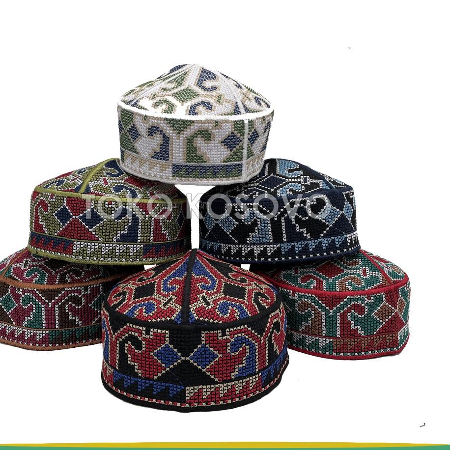 ✷Diskon Promo➮ Peci PAKISTAN Haji Alay Kopeah Lokal / Kopiyah Santri / Kupiyah Dewasa Anak Laki Moti