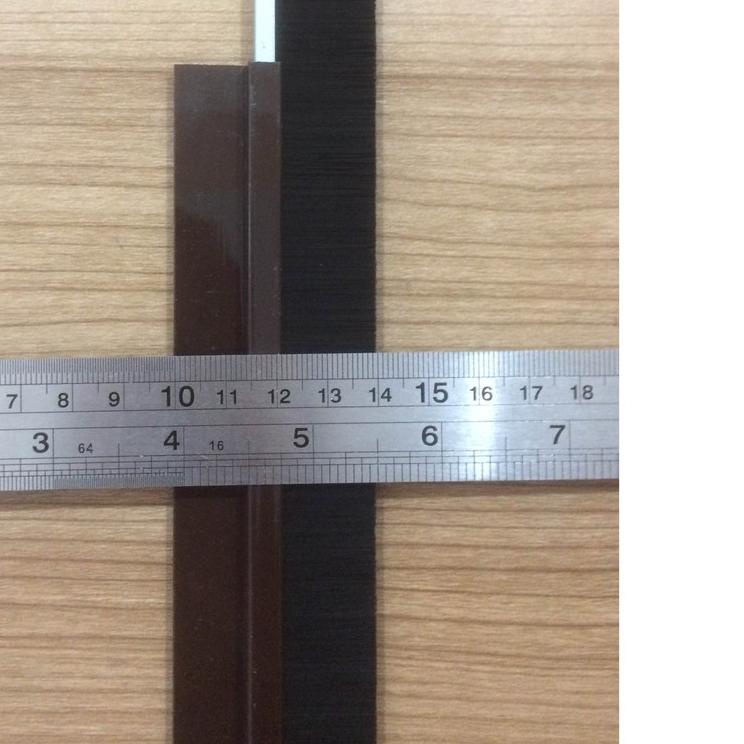 ☻ Seal Pintu Penutup Celah Door Bottom Seal With Brush Seal Plastic With Double Tape ○