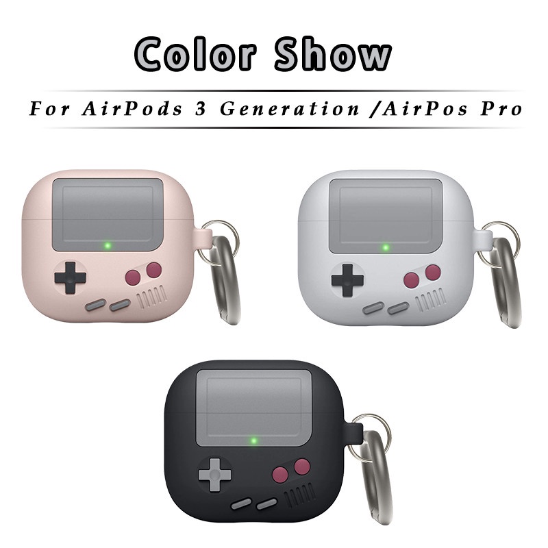 Xnyocn 2021 Casing Silikon Apple Airpods 3rd Generation Motif Game Boy