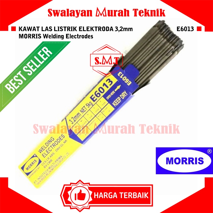 Kawat Las Listrik Elektroda 3,2mm MORRIS E6013