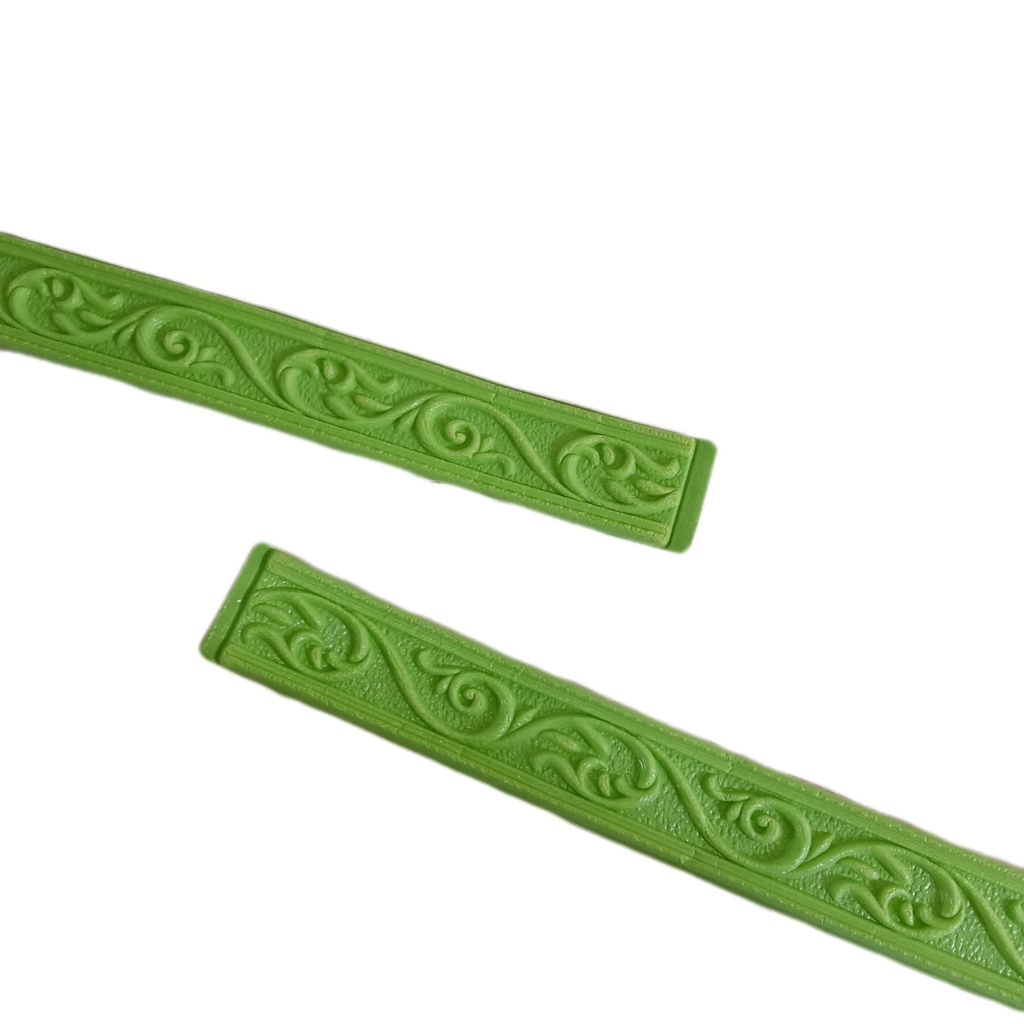 List wallfoam 3D TERBARU 2.3m×5cm×5mm-HIJAU