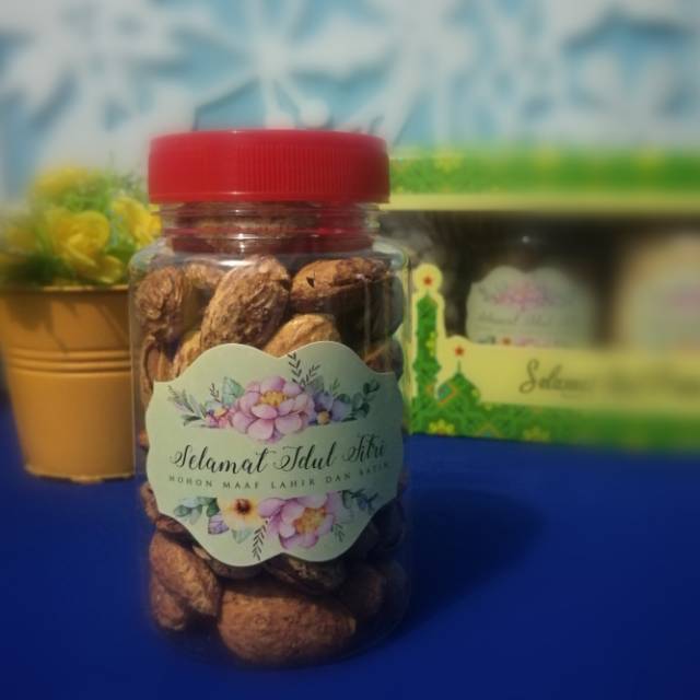 Paket parcel lebaran 1 kacang arab pictachio fustuk almond cokelat kerikil