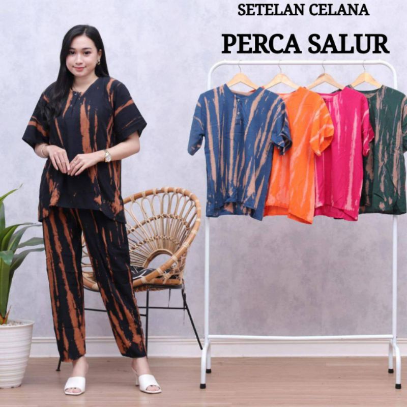 SETELAN TIE DIE LENGAN PANJANG | DASTER ARABIAN RENDA JUMBO PENDEK COD MURAH pendek kancing  RAYON