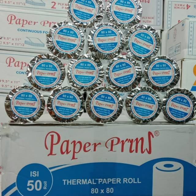 

Thermal 80 x 80 Paper Pryns