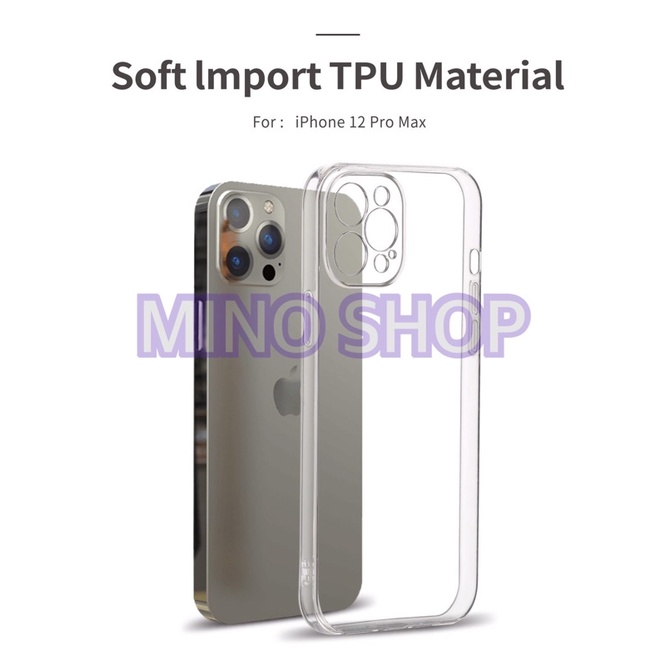 SOFTCASE TRANSPARAN IPHONE 12 PRO MAX - PREMIUM CLEAR SOFT CASE