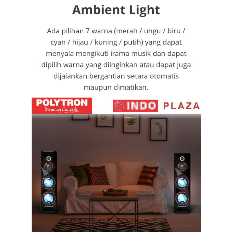 SPEAKER AKTIF BLUETOOTH POLYTRON PAS-8C28 (KHUSUS MEDAN)