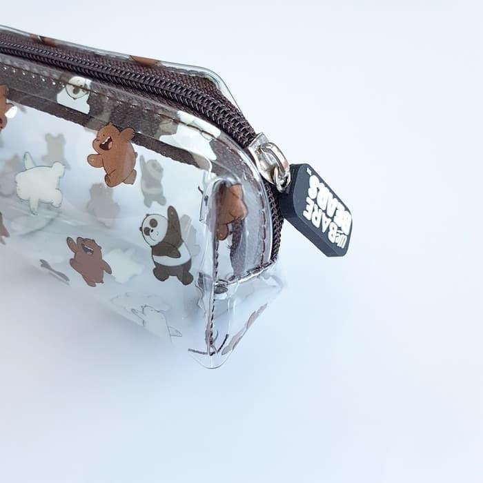 

We Bare Bears Pencil Case Clear / Kotak Pensil Mika Bening Karakter 094