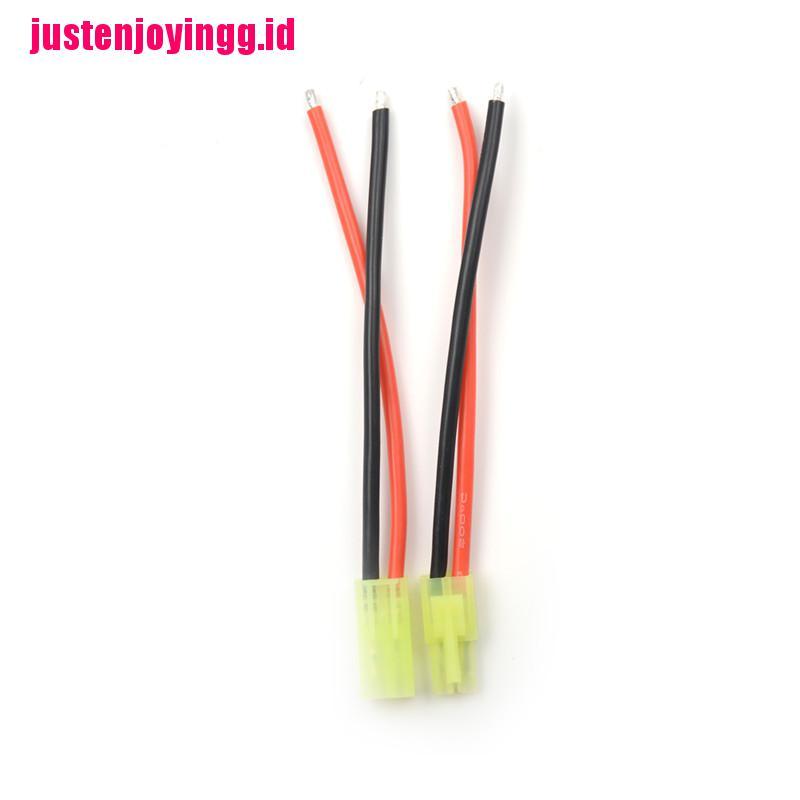 Jj.id 1 Pasang Konektor Baterai Tamiya Male &amp; Female 2 Pin 16awg