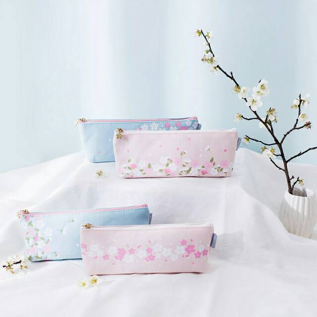 

Sakura Viewing Canvas Pencil Case