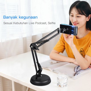 New 5.1-10.5 Inch Tablet Holder Tripod Lazypod Hp Tongkat Hp Stand Holder Hp Berdiri 360 Rotating