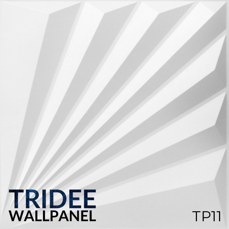TRIDEE WALLPANEL | WALLPAPER DINDING DEKORASI | WALL PANEL 3D DINDING PVC-TP11 SHELL