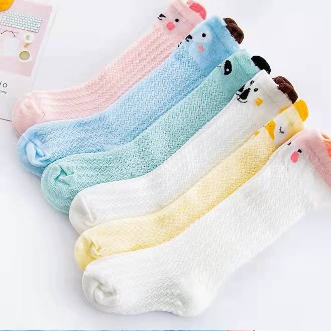 HIPPO LAND Kaus Kaki Bayi/Kaus Kaki Bernapas Musim Panas/Kaus Kaki Nyamuk Bernapas/Kaus Kaki Bayi/Kaus Kaki Anakkaos kaki bayi panjang kaos kaki bayi anti nyamuk 105-106