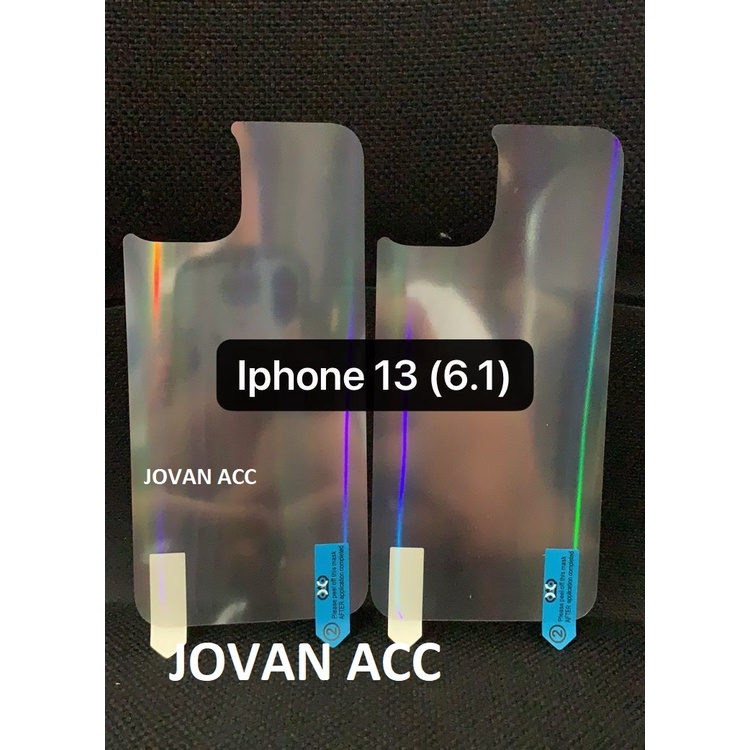IPHONE 13 MINI 13 13 PRO 13 PROMAX ANTI GORES BELAKANG SKIN AURORA PLASTIC GARSKIN MOTIF PELANGI TRANSPARAN ANTI JAMUR PELINDUNG BELAKANG ANTI JAMURAN 13 PRO MAX