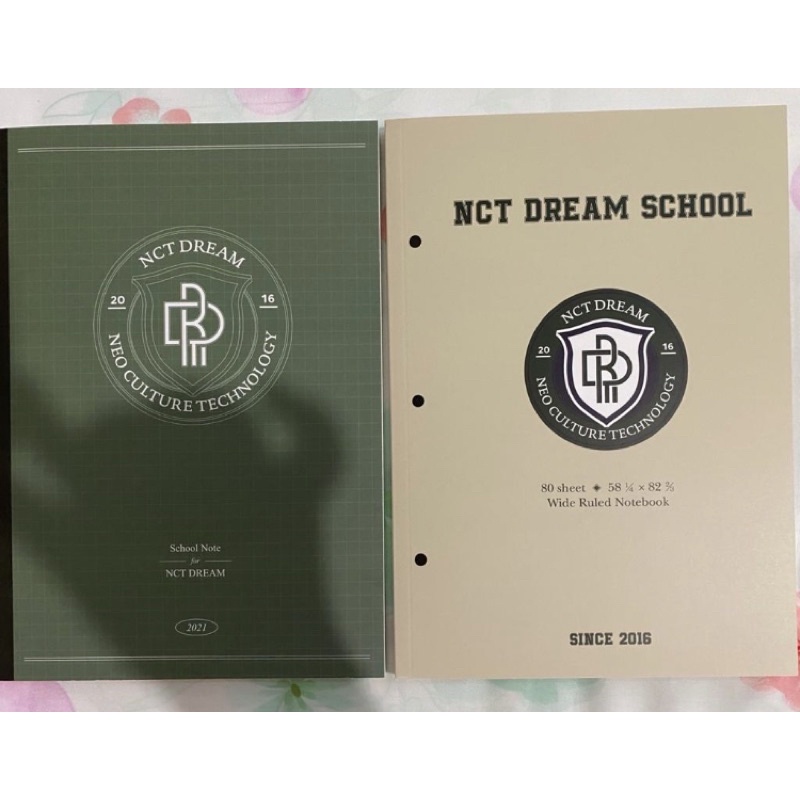Nct dream back to school school note & wide ruled book b2s kit books notebook pc