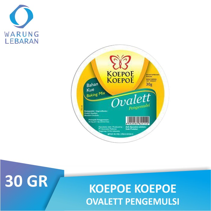 

Koepoe Koepoe Ovalett Pengemulsi 30 GR | Kupu Kupu