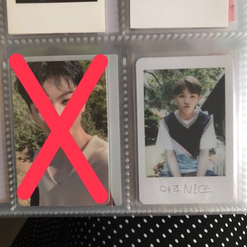 [BOOKED] Photocard Seventeen Aju Nice Woozi
