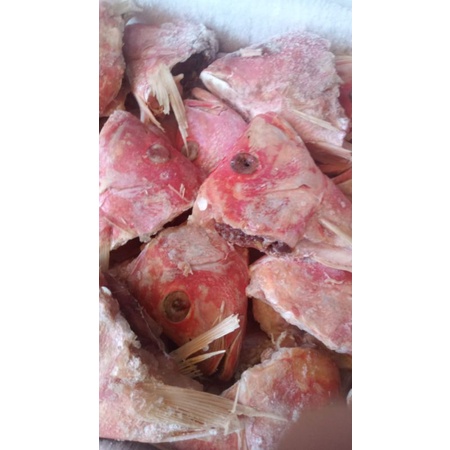 

kepala kakap merah asli!!! Termurah!!!