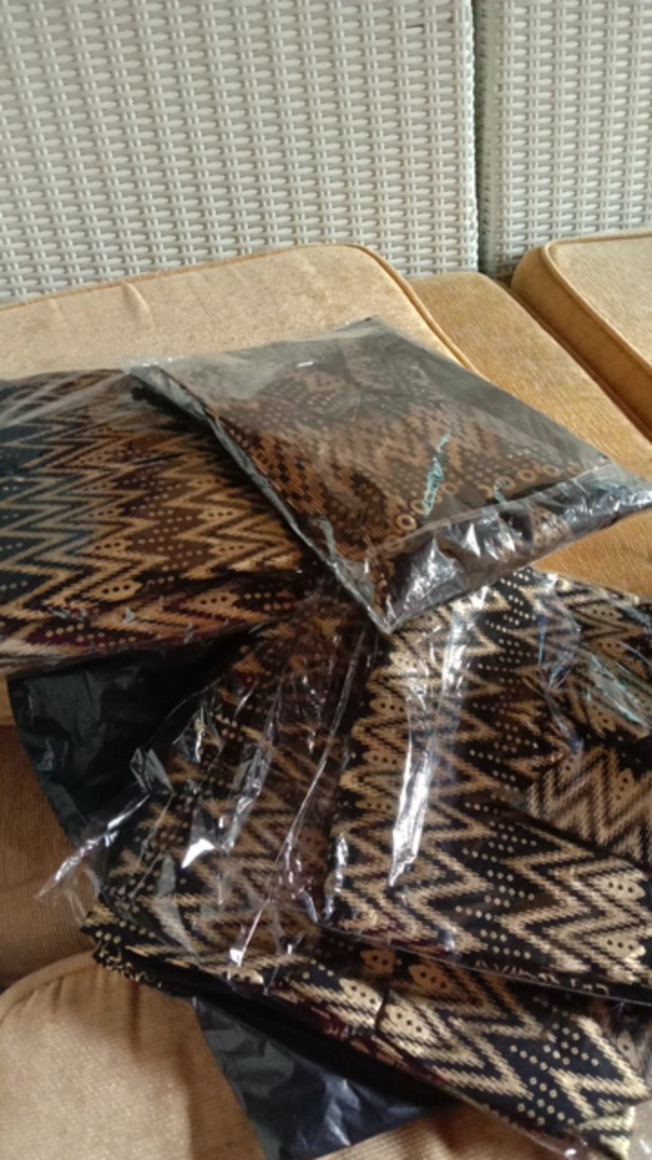 Batik Couple Keluarga Sania Ruffle Ori Ndoro Jowi Dnt Motif
