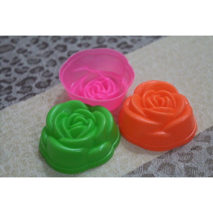 Cetakan Kue Cetakan Plastik Lusinan Bentuk Bunga Mawar