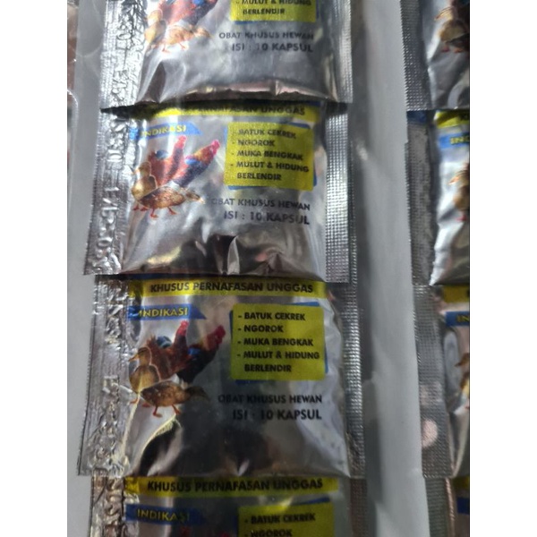 2 bks SUPER MAGIC 20 kapsul obat anti snot crd ayam burung merpati snot radang infeksi pernafasan pencernaan jamu herbal asli