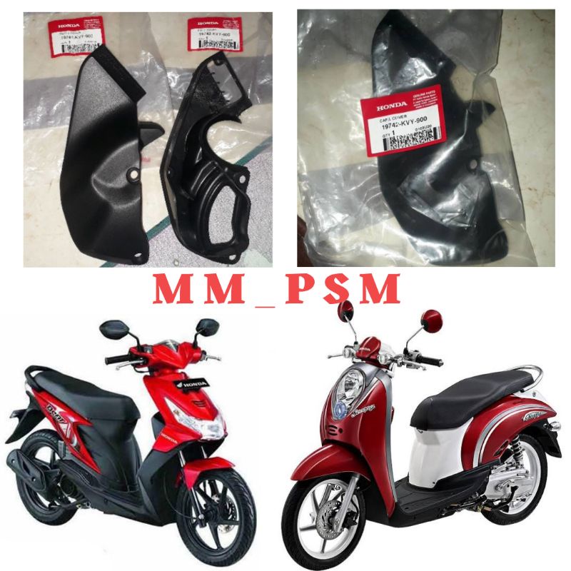 TUTUP CVT TUTUP KEONG CVT BEAT LAMA KARBU SCOOPY LAMA KARBU  1 SET LUAR DALAM  ORIGINAL HONDA